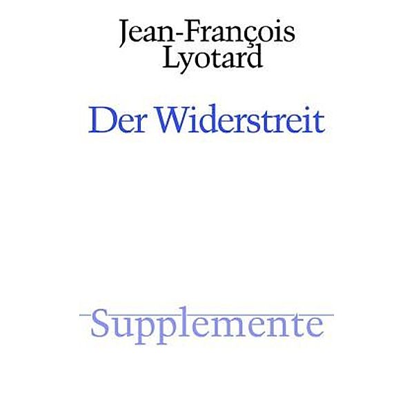 Der Widerstreit, Jean-Francois Lyotard