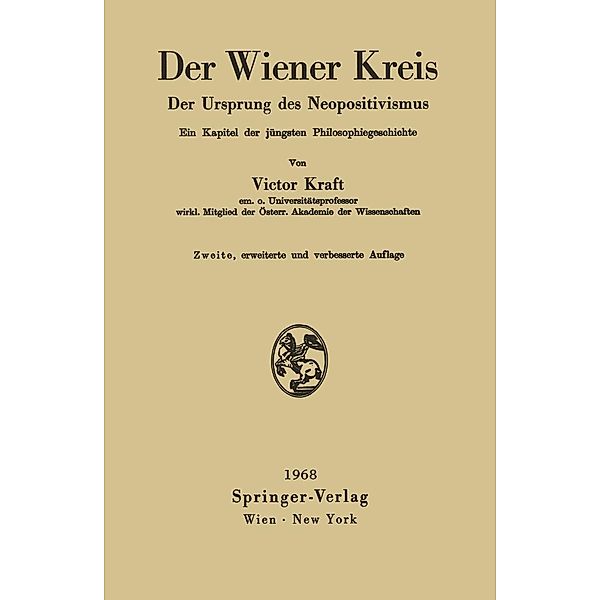 Der Wiener Kreis, Victor Kraft