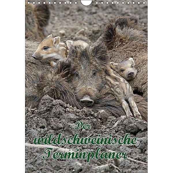 Der wildschweinische Terminplaner (Wandkalender 2017 DIN A4 hoch), Antje Lindert-Rottke