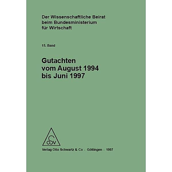 Der Wissenschaftliche Beirat beim Bundesministerium für Wirtschaft - Gutachten / Jahrbuch des Dokumentationsarchivs des österreichischen Widerstandes