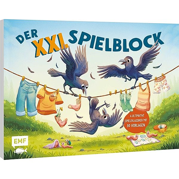 EDITION,MICHAEL FISCHER Der XXL-Spiel- und Spaßblock mit 50 Vorlagen - Rabentastisch!