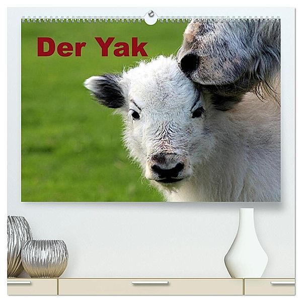 Der Yak (hochwertiger Premium Wandkalender 2025 DIN A2 quer), Kunstdruck in Hochglanz, Calvendo, Bernd Witkowski