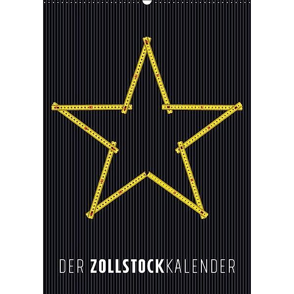 Der Zollstockkalender (Wandkalender 2017 DIN A2 hoch), Peter Zickermann