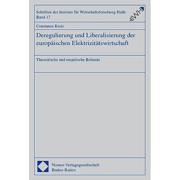 Deregulierung und Liberalisierung der europäischen Elektrizi