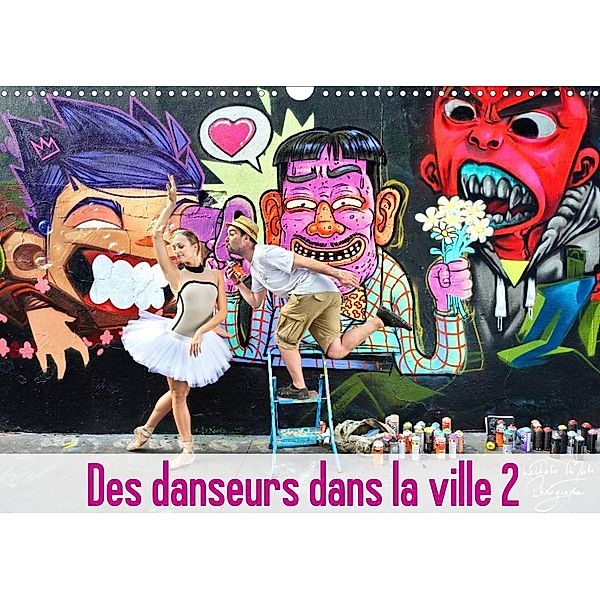 Des danseurs dans la ville 2 L'Oeil et le Mouvement (Calendrier mural 2023 DIN A3 horizontal), Nathalie Vu-Dinh