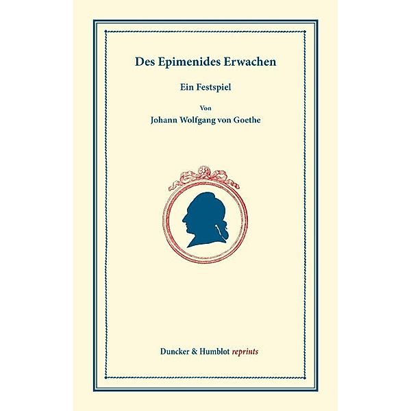 Des Epimenides Erwachen., Johann Wolfgang von Goethe