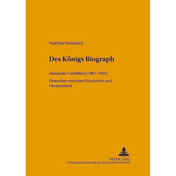 Des Königs Biograph, Matthias Steinbach