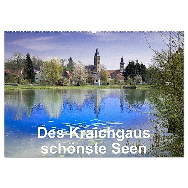 Des Kraichgaus schönste Seen (Wandkalender 2025 DIN A2 quer), CALVENDO Monatskalender, Calvendo, Bruno Pohl