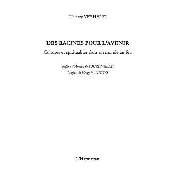 Des racines pour l'avenir / Hors-collection, Thierry Verhelst