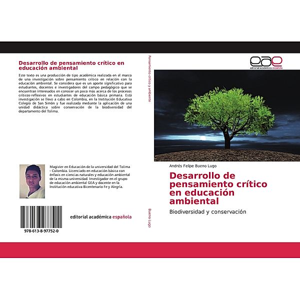 Desarrollo de pensamiento crítico en educación ambiental, Andrés Felipe Bueno Lugo