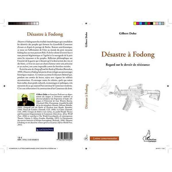 DESASTRE A FODONG - Regard surle devoir de resistance / Hors-collection, Collectif