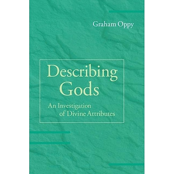 Describing Gods, Graham Oppy