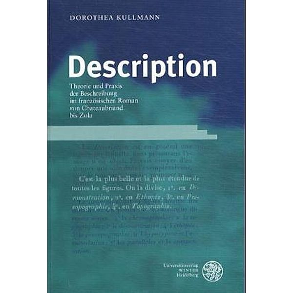 Description, Dorothea Kullmann