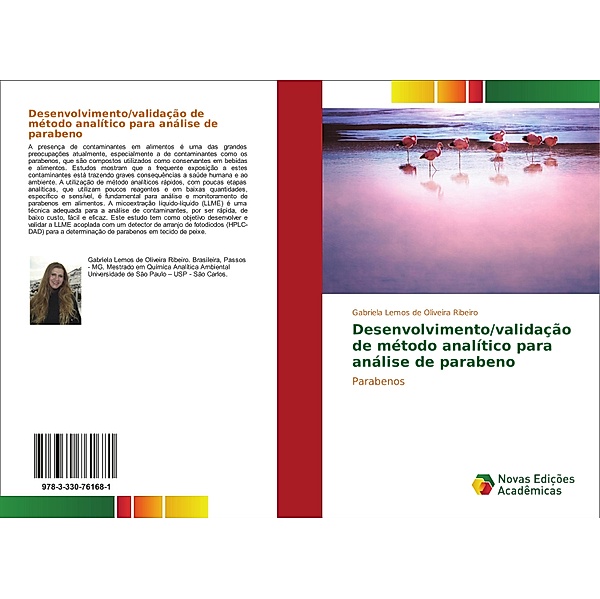 Desenvolvimento/validação de método analítico para análise de parabeno, Gabriela Lemos de Oliveira Ribeiro