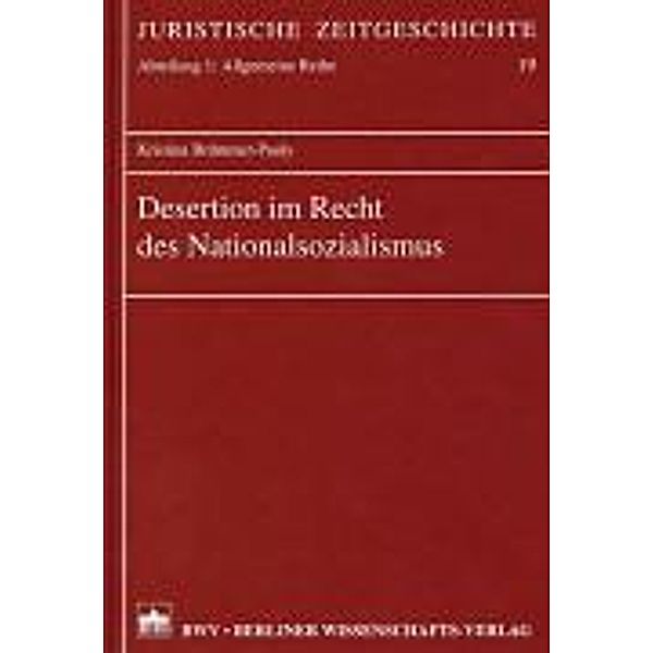 Desertion im Recht des Nationalsozialismus, Kristina Brümmer-Pauly