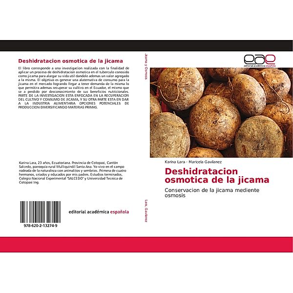 Deshidratacion osmotica de la jicama, Karina Lara, Maricela Gavilanez