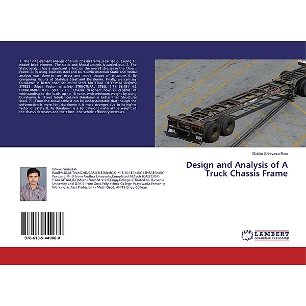 Design and Analysis of A Truck Chassis Frame, Dokku Srinivasa Rao
