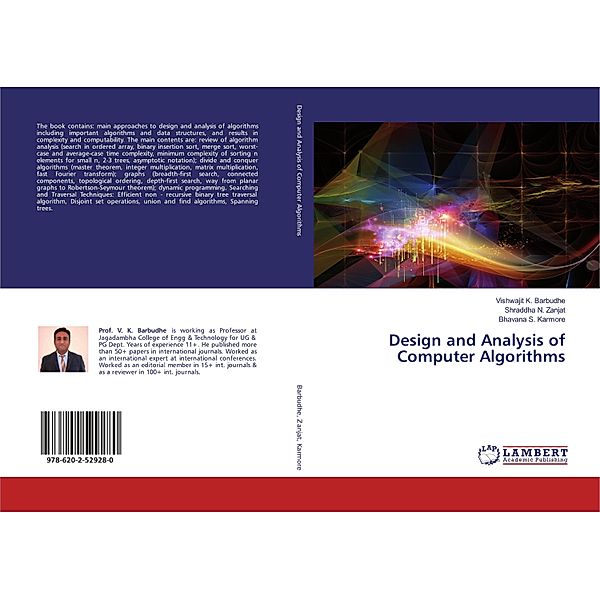 Design and Analysis of Computer Algorithms, Vishwajit K. Barbudhe, Shraddha N. Zanjat, Bhavana S. Karmore
