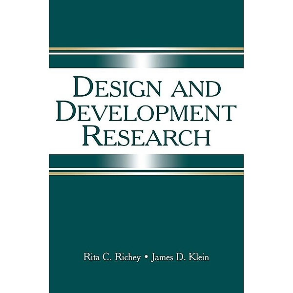Design and Development Research, Rita C. Richey, James D. Klein