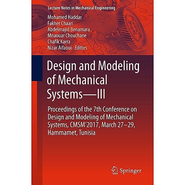 Design and Modeling of Mechanical Systems-III / Lecture Notes in Mechanical Engineering