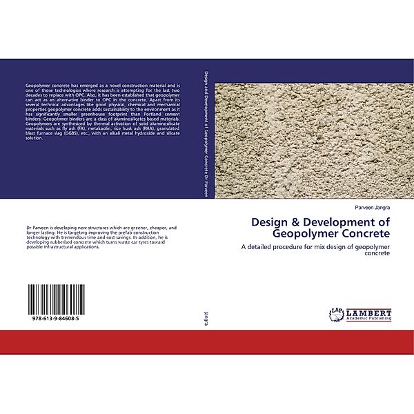 Design & Development of Geopolymer Concrete, Parveen Jangra