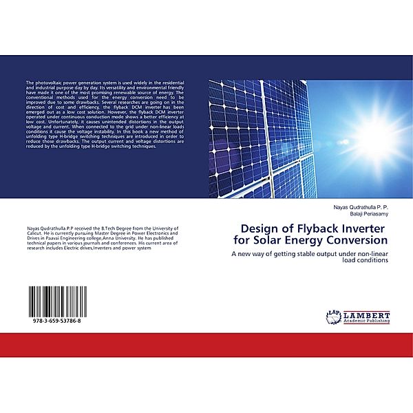 Design of Flyback Inverter for Solar Energy Conversion, Nayas Qudrathulla P. P., Balaji Periasamy