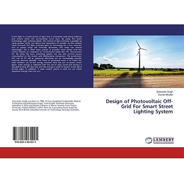 Design of Photovoltaic Off-Grid For Smart Street Lighting System, Satwinder Singh, Suman Bhullar