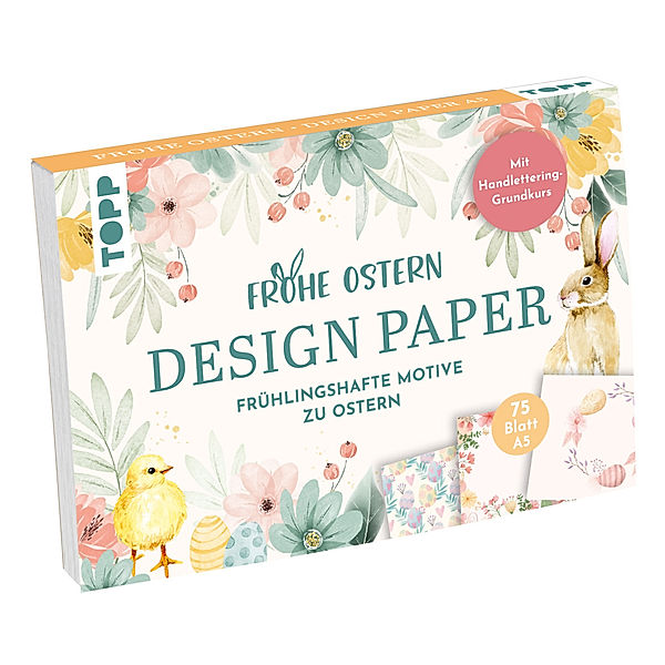 Design Paper Frohe Ostern A5, Ludmila Blum
