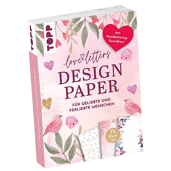 Design Paper Love Letters A6, Ludmila Blum