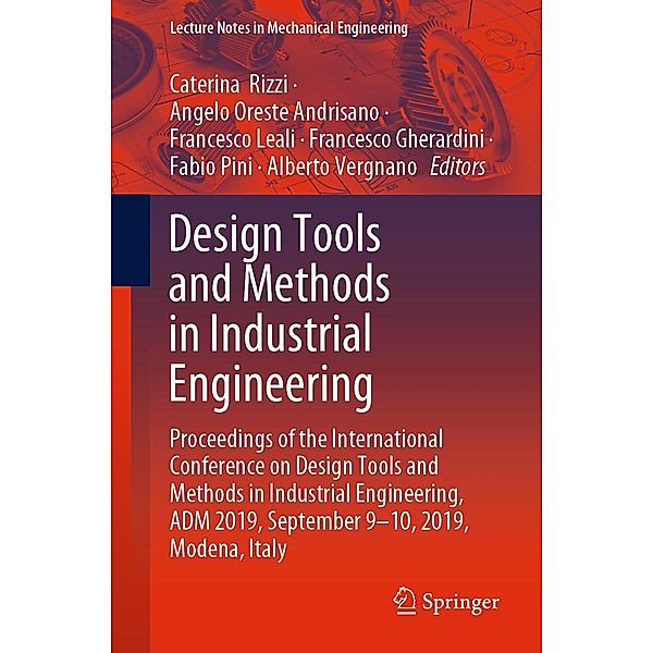 Design Tools and Methods in Industrial Engineering / Lecture Notes in Mechanical Engineering