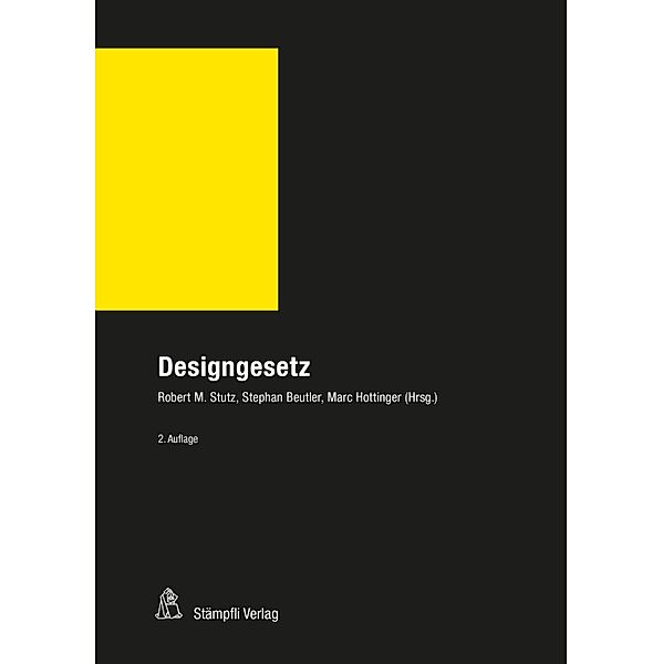 Designgesetz DesG / Stämpflis Handkommentar, SHK