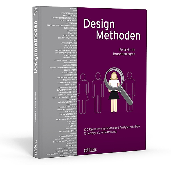 Designmethoden - 100 Recherchemethoden und Analysetechniken für erfolgreiche Gestaltung, Bella Martin, Bruce Hanington
