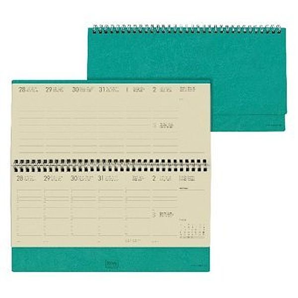 Desk Diary - Planner 13 Month 2021 - Turquoise