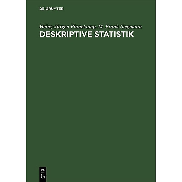 Deskriptive Statistik / Jahrbuch des Dokumentationsarchivs des österreichischen Widerstandes, Heinz-Jürgen Pinnekamp, M. Frank Siegmann
