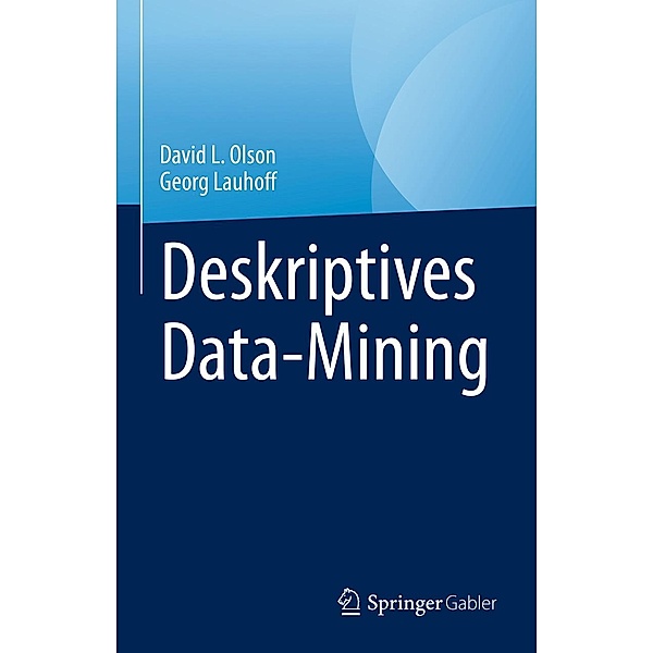 Deskriptives Data-Mining, David L. Olson, Georg Lauhoff