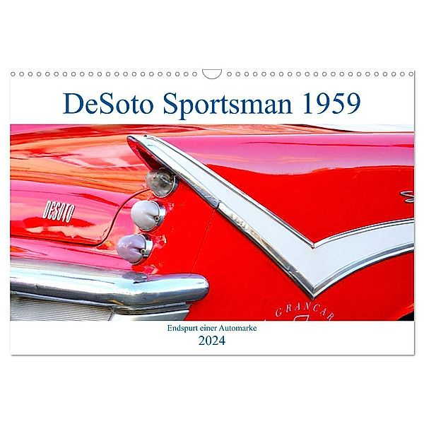 DeSoto Sportsman 1959 - Endspurt einer Automarke (Wandkalender 2024 DIN A3 quer), CALVENDO Monatskalender, Henning von Löwis of Menar