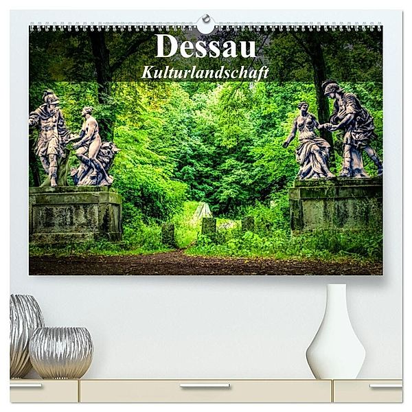 Dessau - Kulturlandschaft (hochwertiger Premium Wandkalender 2024 DIN A2 quer), Kunstdruck in Hochglanz, Klaus Bösecke