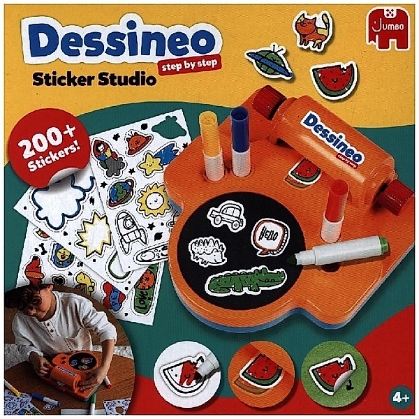 JUMBO, Jumbo Spiele Dessineo Stickers Studio
