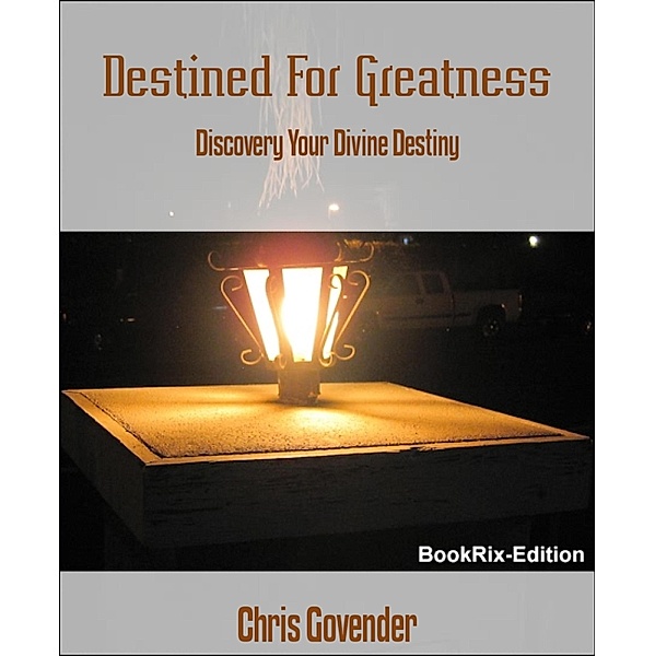 Destined For Greatness, Chris Govender