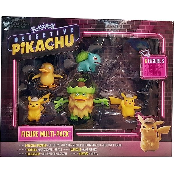 DETECTIVE PIKACHU BATTLE FIGUREN MULTIPACK (6-PACK)