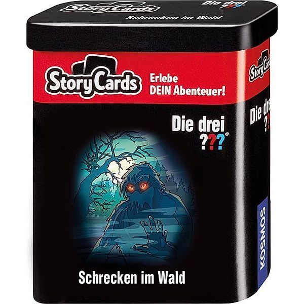 KOSMOS Detektiv-Spiel STORY CARDS - DIE DREI ??? SCHRECKEN IM WALD