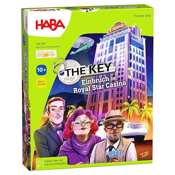 HABA Detektivspiel THE KEY – EINBRUCH IM ROYAL STAR CASINO