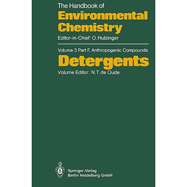 Detergents / The Handbook of Environmental Chemistry Bd.3 / 3F