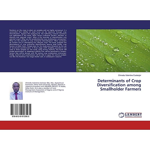 Determinants of Crop Diversification among Smallholder Farmers, Chinedu Valentine Eselenjor