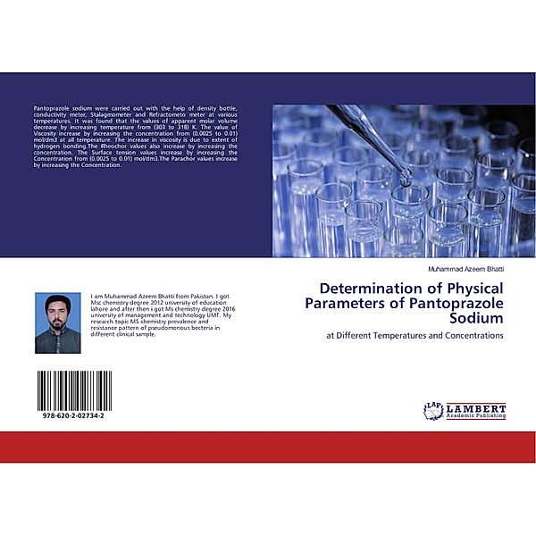 Determination of Physical Parameters of Pantoprazole Sodium, Muhammad Azeem Bhatti