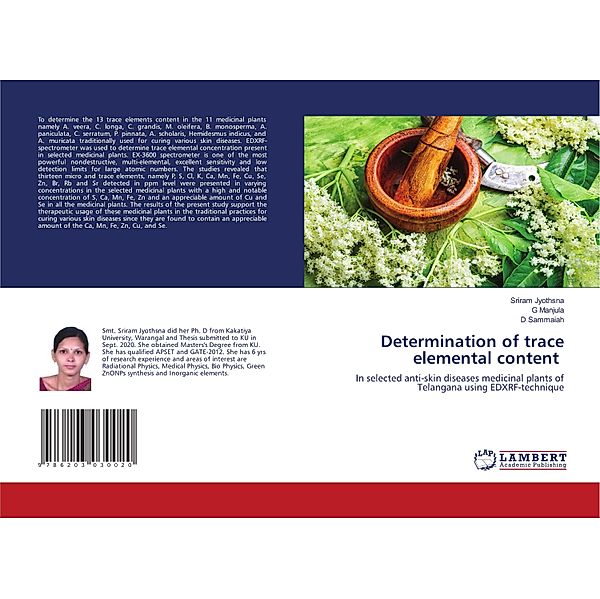 Determination of trace elemental content, Sriram Jyothsna, G Manjula, D Sammaiah