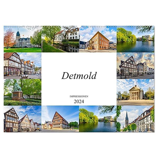 Detmold Impressionen (Wandkalender 2024 DIN A2 quer), CALVENDO Monatskalender, Dirk Meutzner