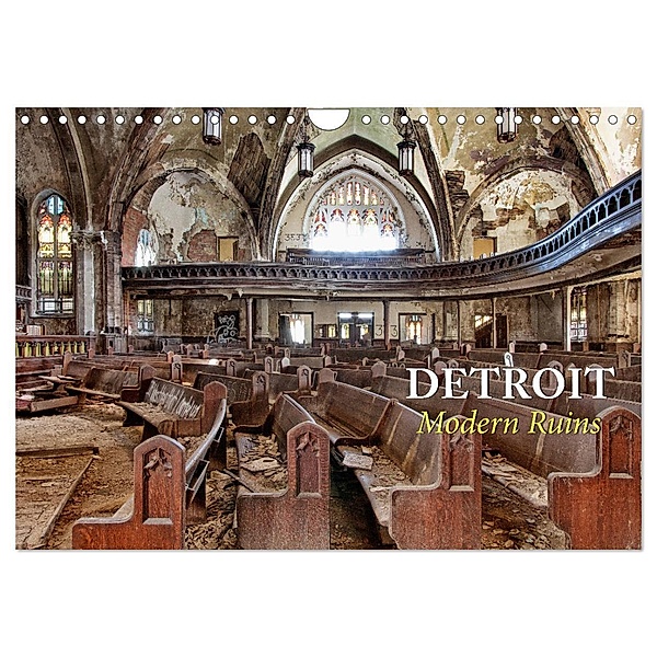 Detroit - Modern Ruins (Wandkalender 2025 DIN A4 quer), CALVENDO Monatskalender, Calvendo, Peter Kersten