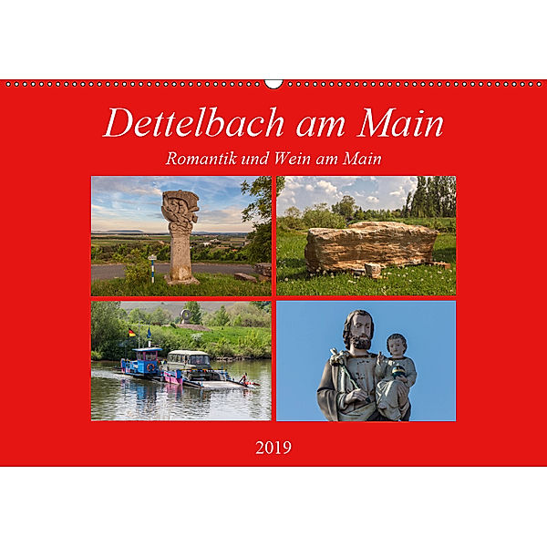 Dettelbach am Main (Wandkalender 2019 DIN A2 quer), Hans Will