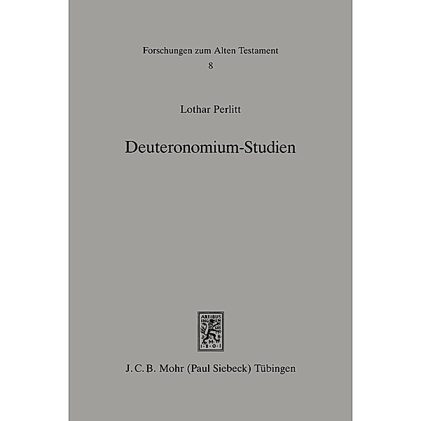Deuteronomium-Studien, Lothar Perlitt